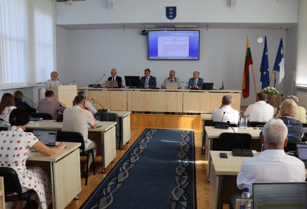 Savivaldybės tarybos posėdyje