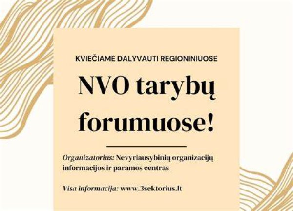 Utenos regiono NVO tarybų forumas