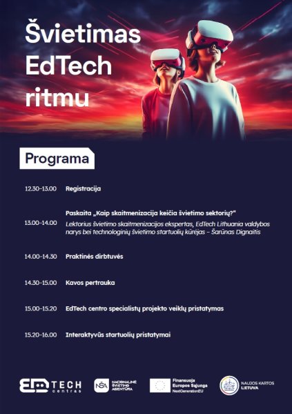 „Švietimas EdTech ritmu“ Utenoje!