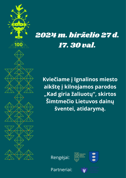 Kad žalia giria žaliuotų