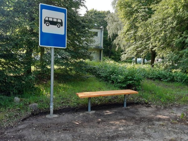 Autobusai sustos Kazokinės kaime
