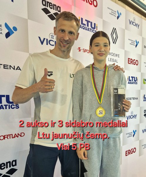 Įspūdingas plaukikų pasirodymas Lietuvos jaunučių čempionate!