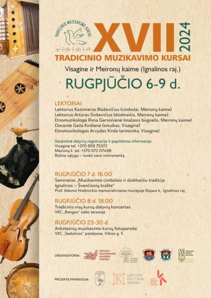 Tradiciniai muzikavimo kursai 2024!