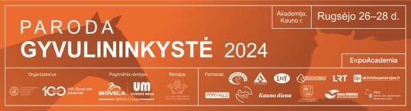Kviečiame į parodą „Gyvulininkystė 2024“