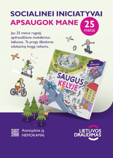 Akcijai „Apsaugok mane“ 25-eri