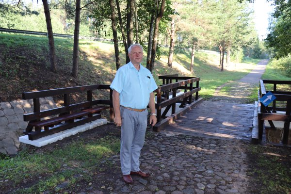 Gražioje vietoje – naujas tiltelis