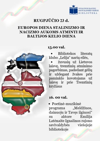 Šiandien minima Europos diena stalinizmo ir nacizmo aukoms atminti ir Baltijos kelio diena