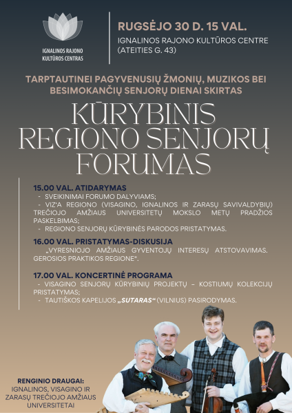 Kviečiame senjorus