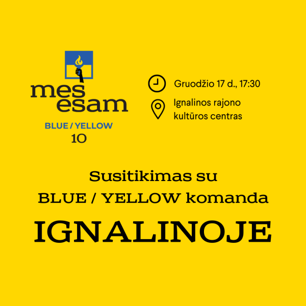 Kviečiame į susitikimą!