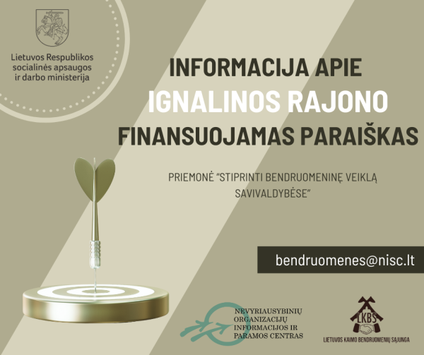 Projektų finansavimo rezultatai