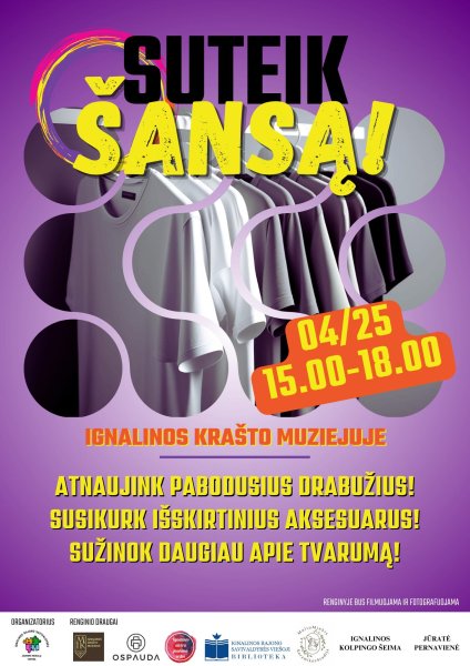 Suteik šansą – kūrybiškas žvilgsnis į tvarumą!