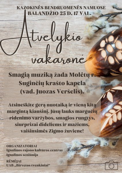 Atvelykio vakaronė