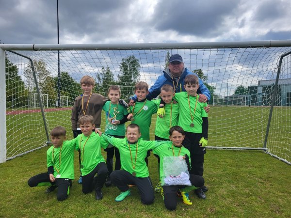 Jaunieji futbolininkai tarp prizininkų!
