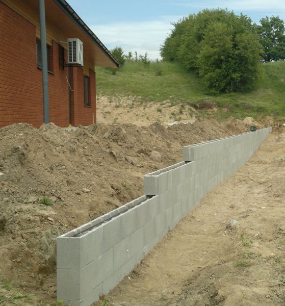 Dėl atraminių sienučių statymo