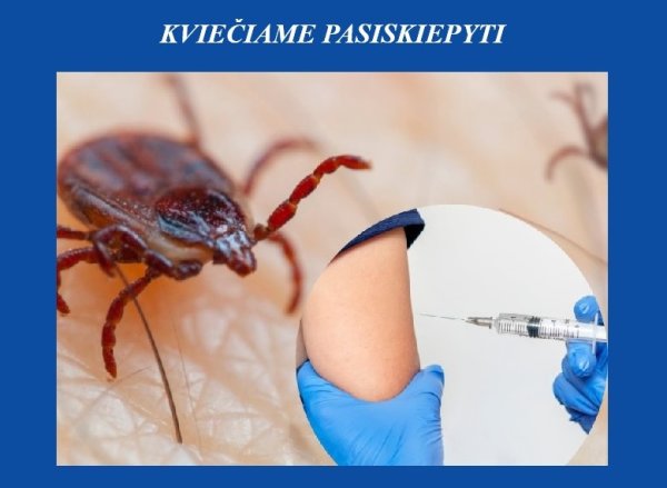 Kviečiame pasiskiepyti nuo erkinio encefalito