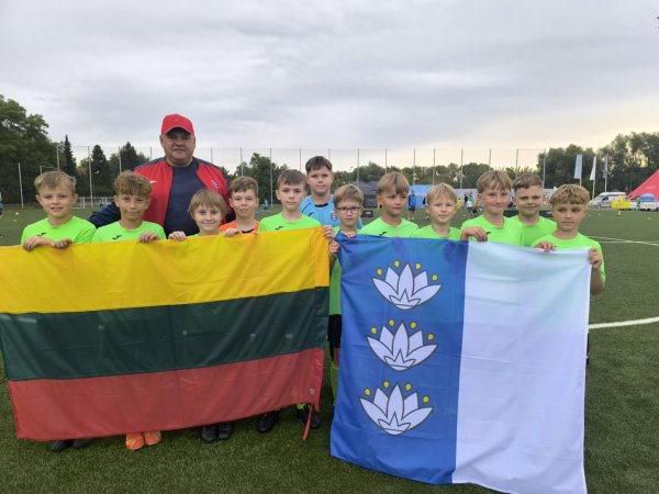 Mūsų futbolininkų sėkmė