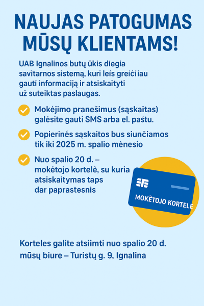 Informacija gyventojams