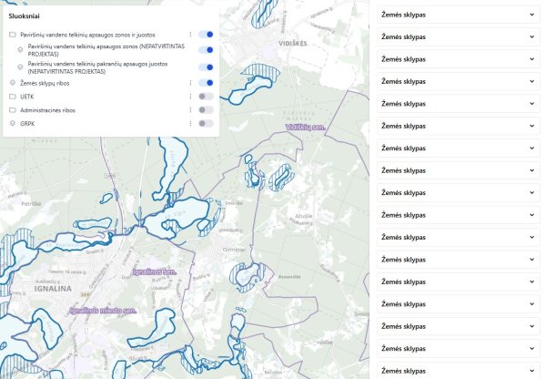 DĖL PAVIRŠINIŲ VANDENS TELKINIŲ APSAUGOS ZONŲ IR PAKRANČIŲ APSAUGOS JUOSTŲ ŽEMĖLAPIO PROJEKTO...