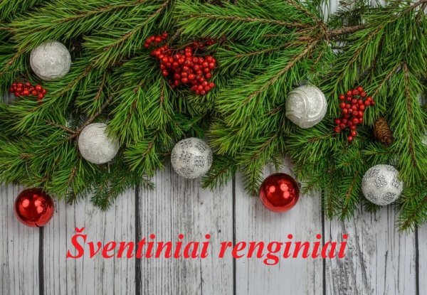 Šventiniai renginiai iki Naujųjų metų