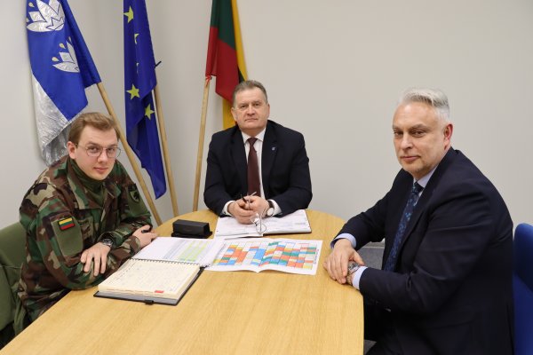 Rinktinės vado vizitas 