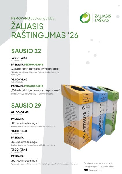 „Žaliasis raštingumas“