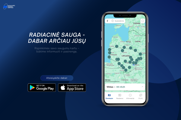 Radiacinės saugos centras informuoja