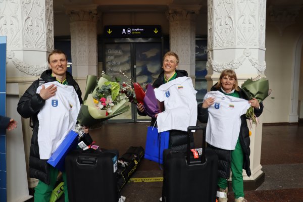 Džiugios olimpiečių sutiktuvės