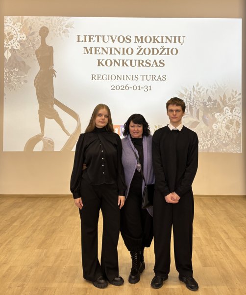 Meninio žodžio konkurse – ignaliniečių sėkmė!