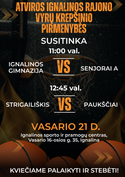 Ignalinos rajono vyrų krepšinio pirmenybės!