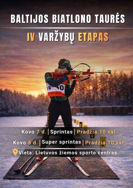 Baltijos biatlono taurės IV varžybų etapas!