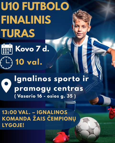 U10 futbolo finalinis turas