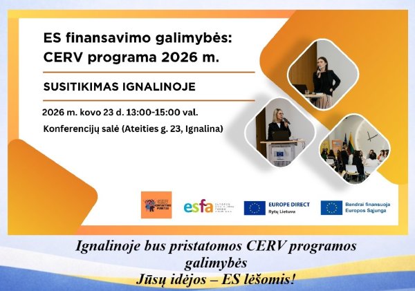 Kviečiame į susitikimą Ignalinoje! 