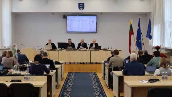 Tarybos posėdyje