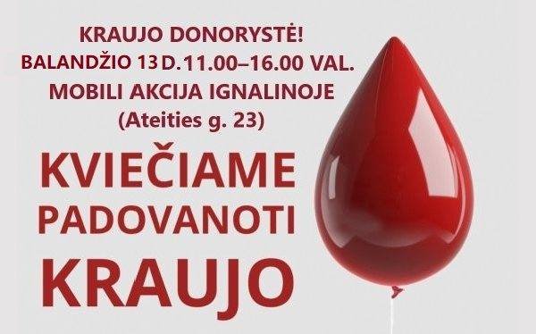 Donorystė!