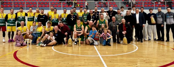 Vyrų krepšinio pirmenybių nugalėtojai!