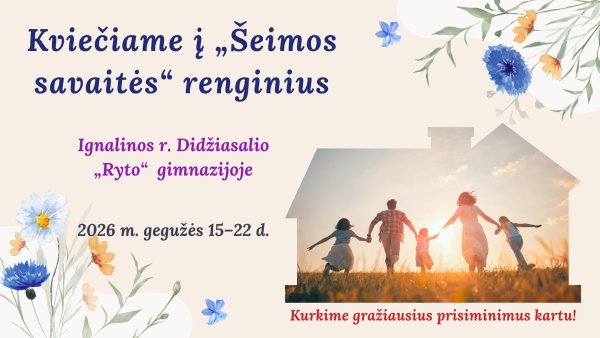 Šeimos savaitė Didžiasalyje 