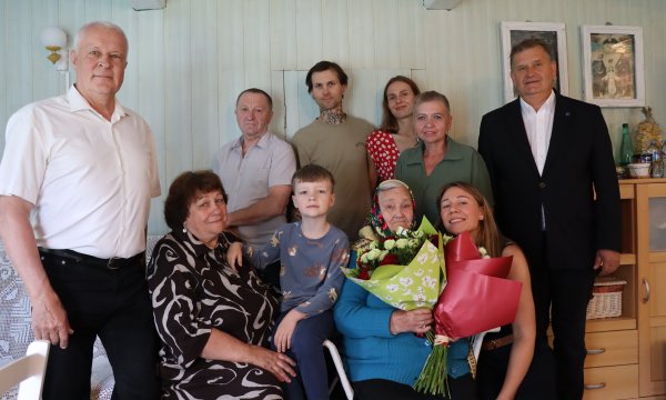 Pasveikinta Janina Rukšėnienė