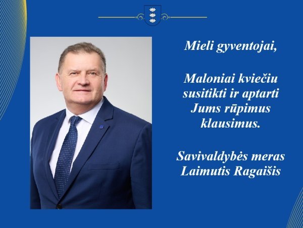 Meras susitinka su gyventojais
