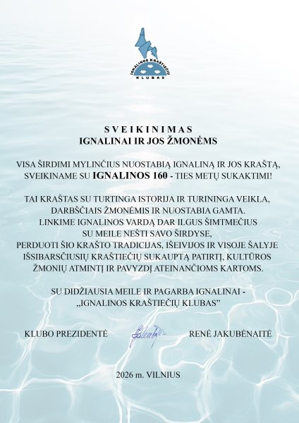 Sveikina kraštiečiai