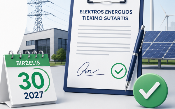 Dėl nepriklausomo elektros energijos tiekimo