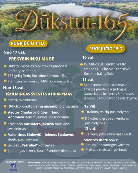 Dūkštui – 165