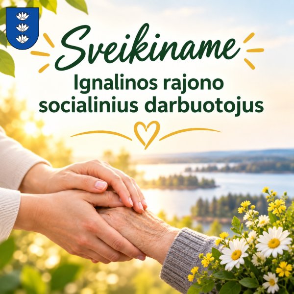 Sveikiname socialinius darbuotojus