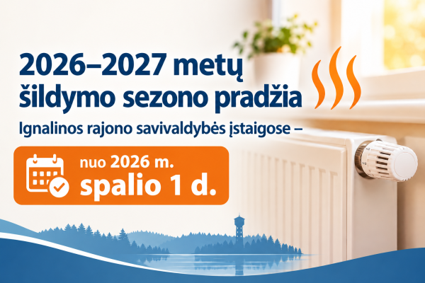 Šildymo sezono pradžia