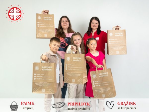 Caritas kviečia