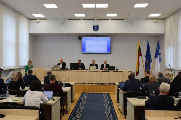 Savivaldybės tarybos posėdyje