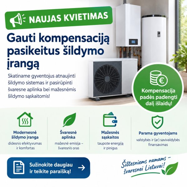 Kvietimas teikti paraiškas
